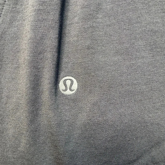 Lululemon Cotton Wrap-Front T-Shirt Dress Black - Picture 3 of 9